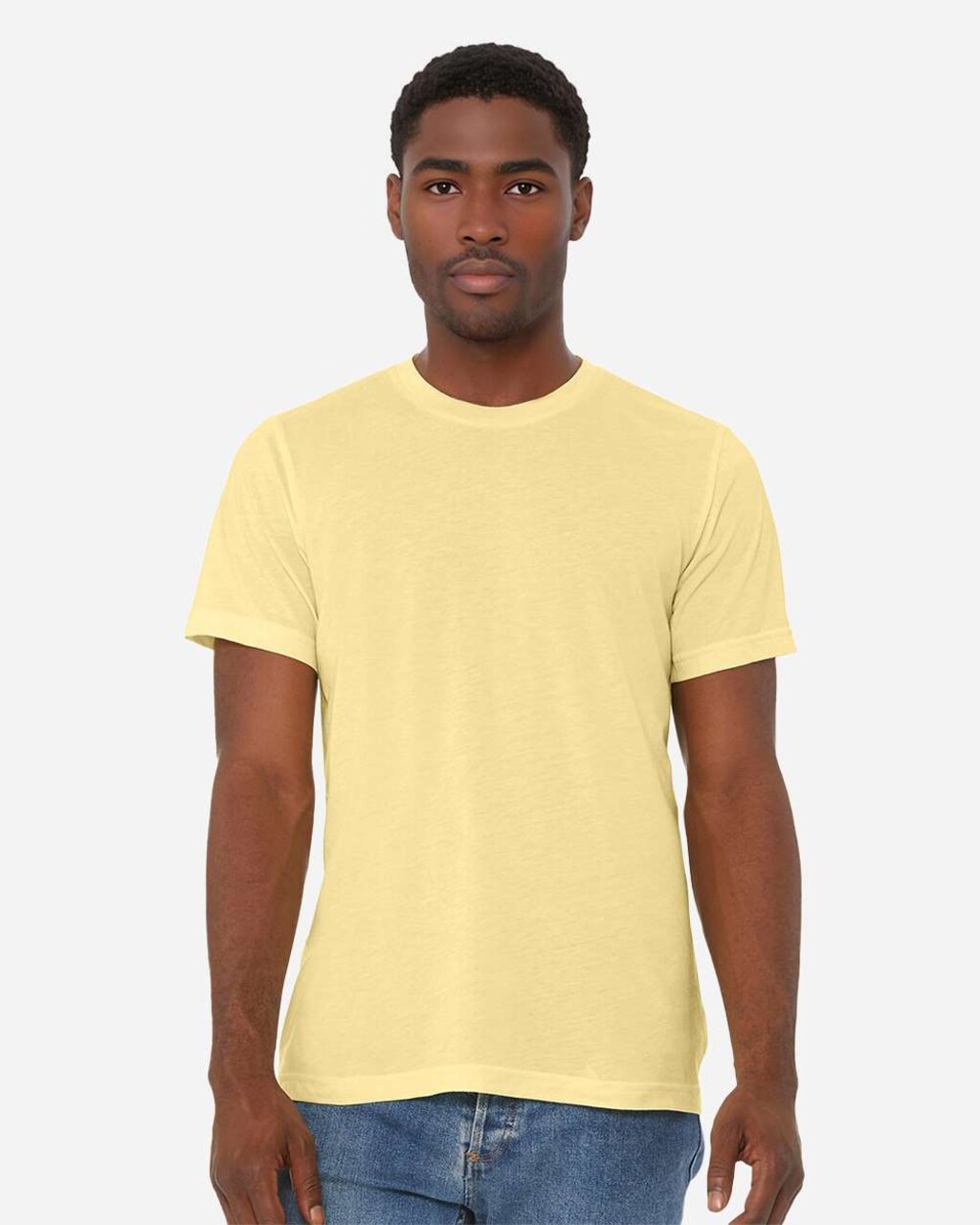 BELLA+CANVAS Lightweight Triblend Crewneck Short Sleeve T-Shirt for Everyday Wear, Casual Style & Custom Printing Unisex Tee